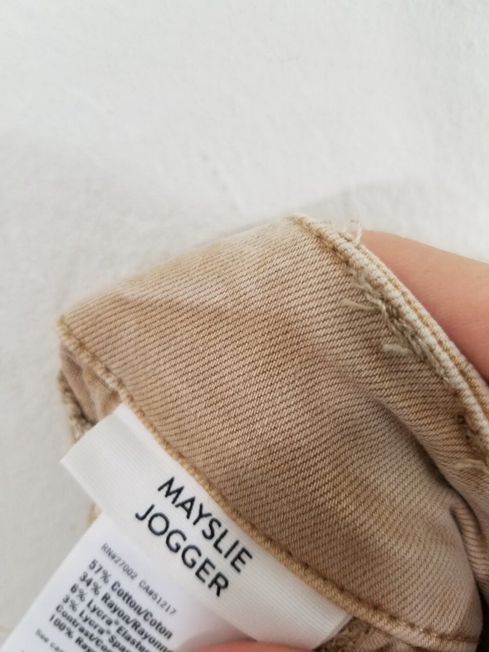 PAIGE Mayslie Jogger Super Stretch Crop Pants Zip Legs Size 30 - Picture 11 of 12